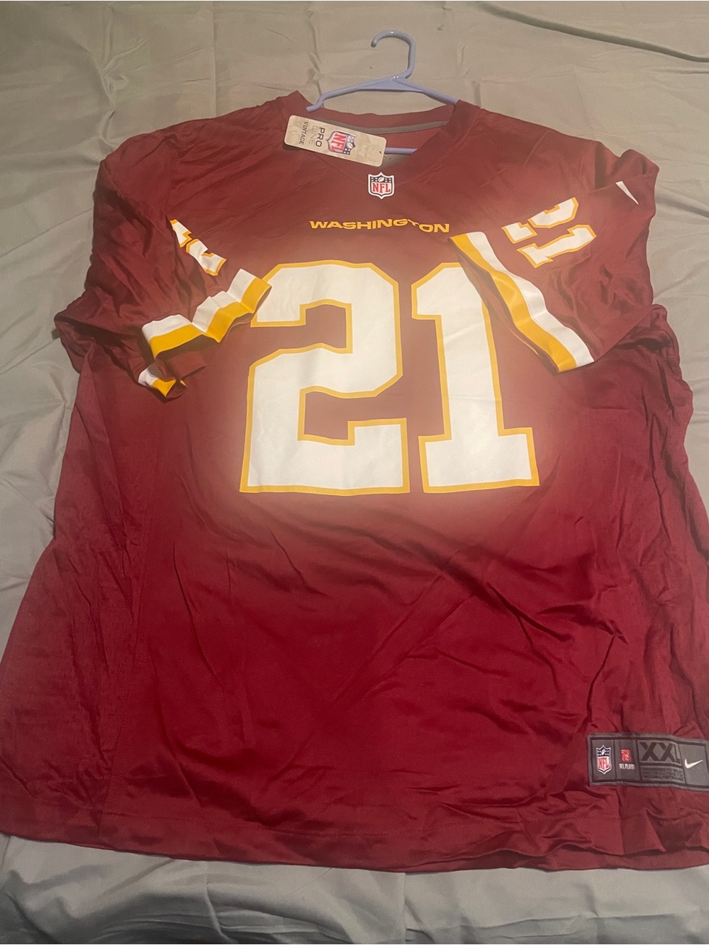 NFL Washington Burgundy and Gold Sean Taylor Jersey
